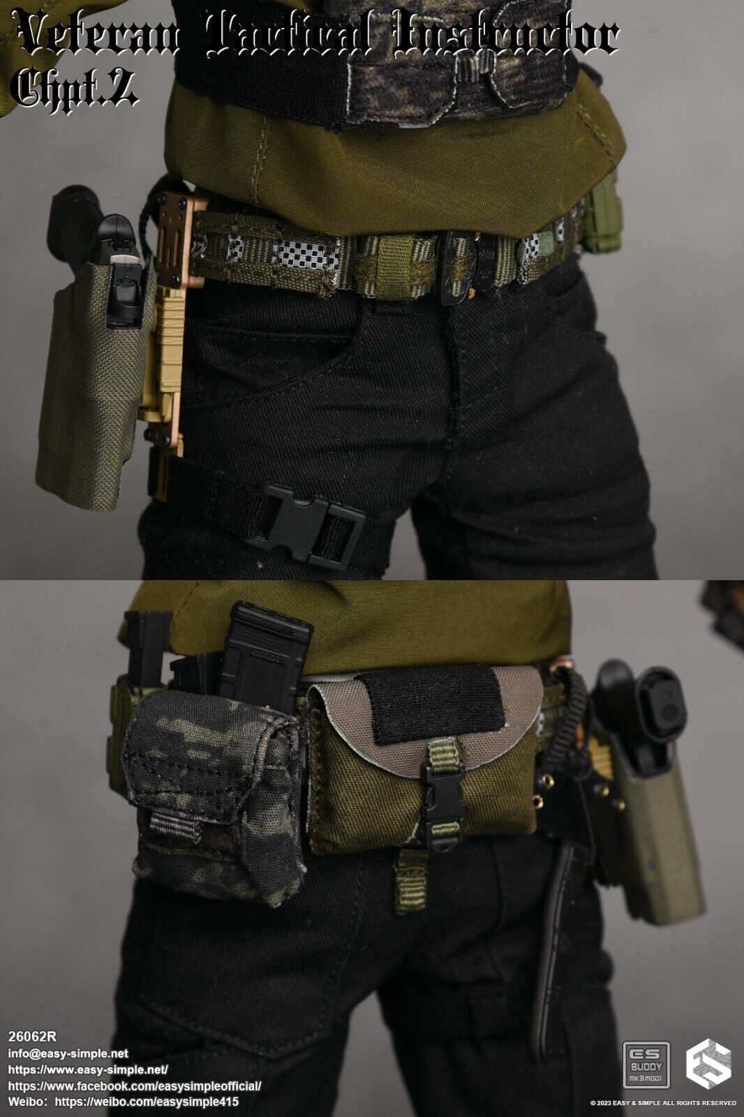 1:6 Easy & Simple Veteran Tactical Instructor Chapter II Defcon Boots Shoes