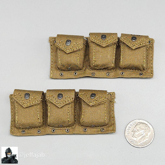 1:6 scale Ujindou Vietnam MACV-SOG Cross-Border Operation BAR Ammo Pouches