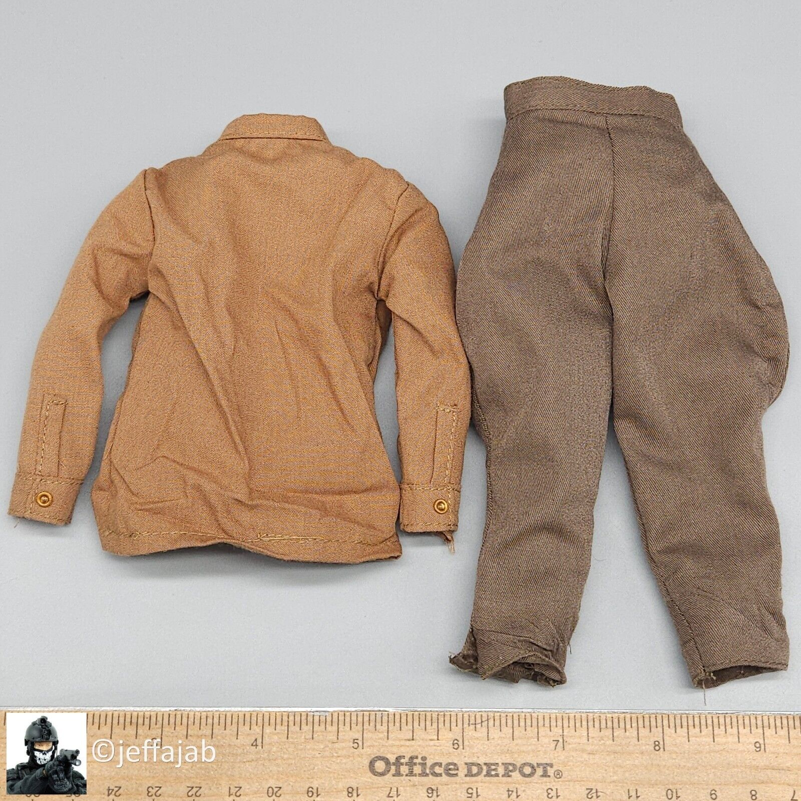 1:6 scale Dragon WWII Russian Sniper Misha Uniform Shirt & Pants for 12" Figures