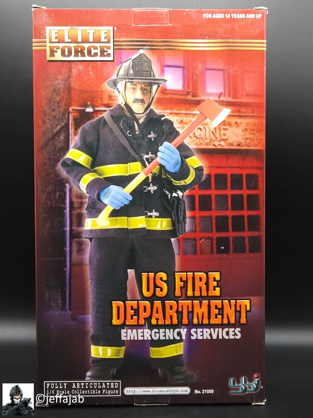 1:6 scale BBI Elite Force US Fire Department Emergency Service 12" Action Figure