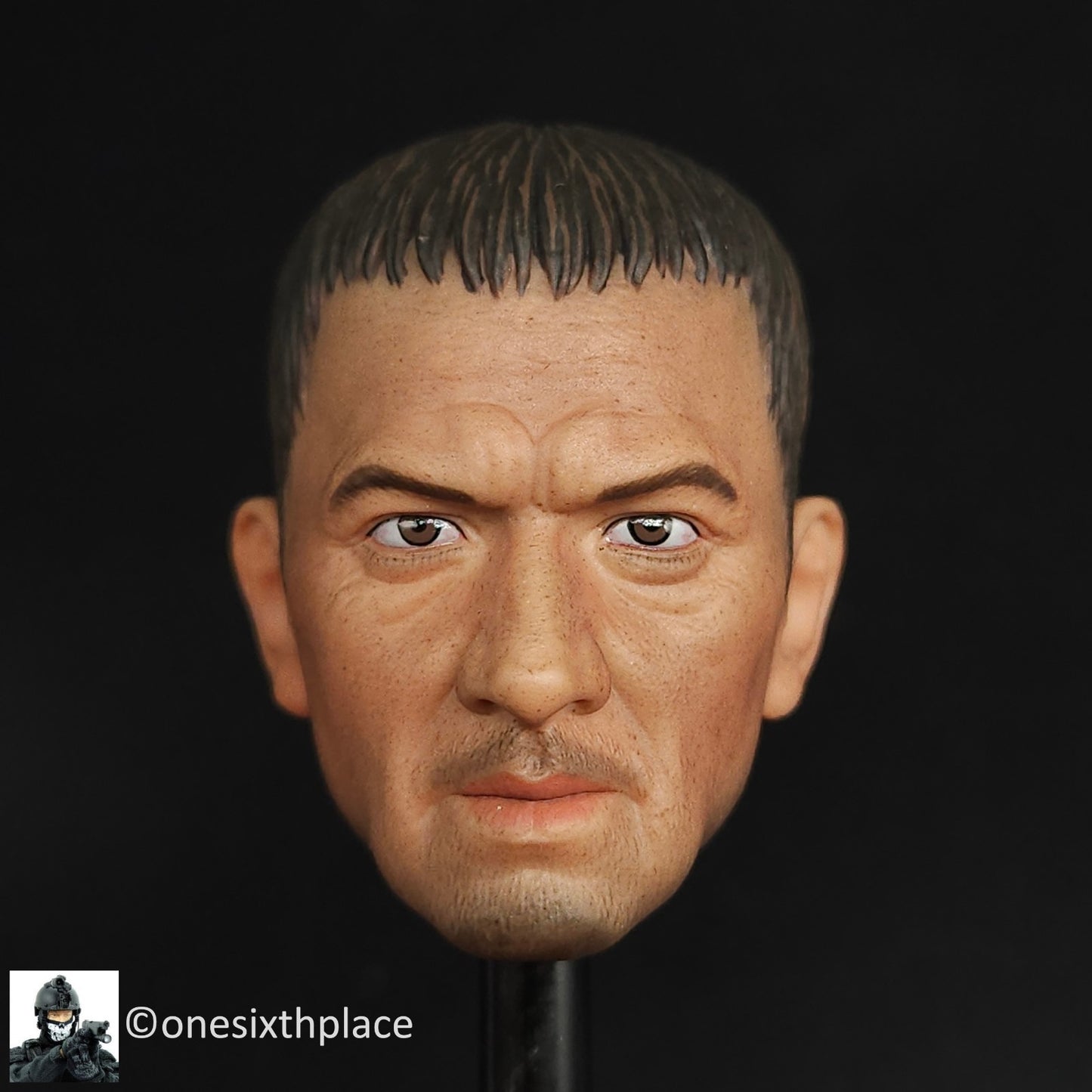 1:6 scale Flagset Serbia Sniper Goslavia Male Head Sculpt for !2" Figures