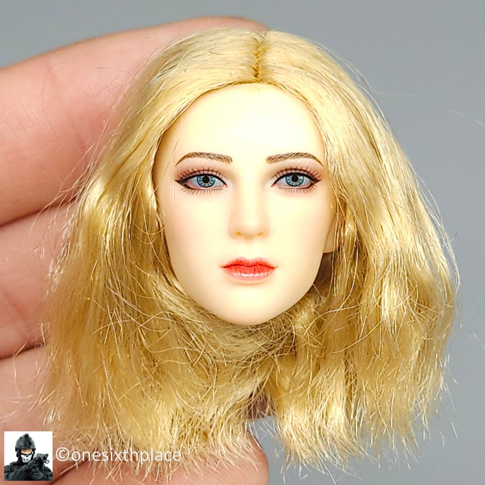 1:6 TBLeague PL2022-202B Hell’s Messenger Silver Female Head Sculpt 12" Figures