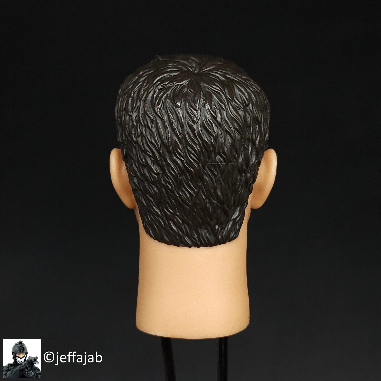 1:6 Hot Toys US Secret Service ERT Male Head Sculpt for 12" Figures