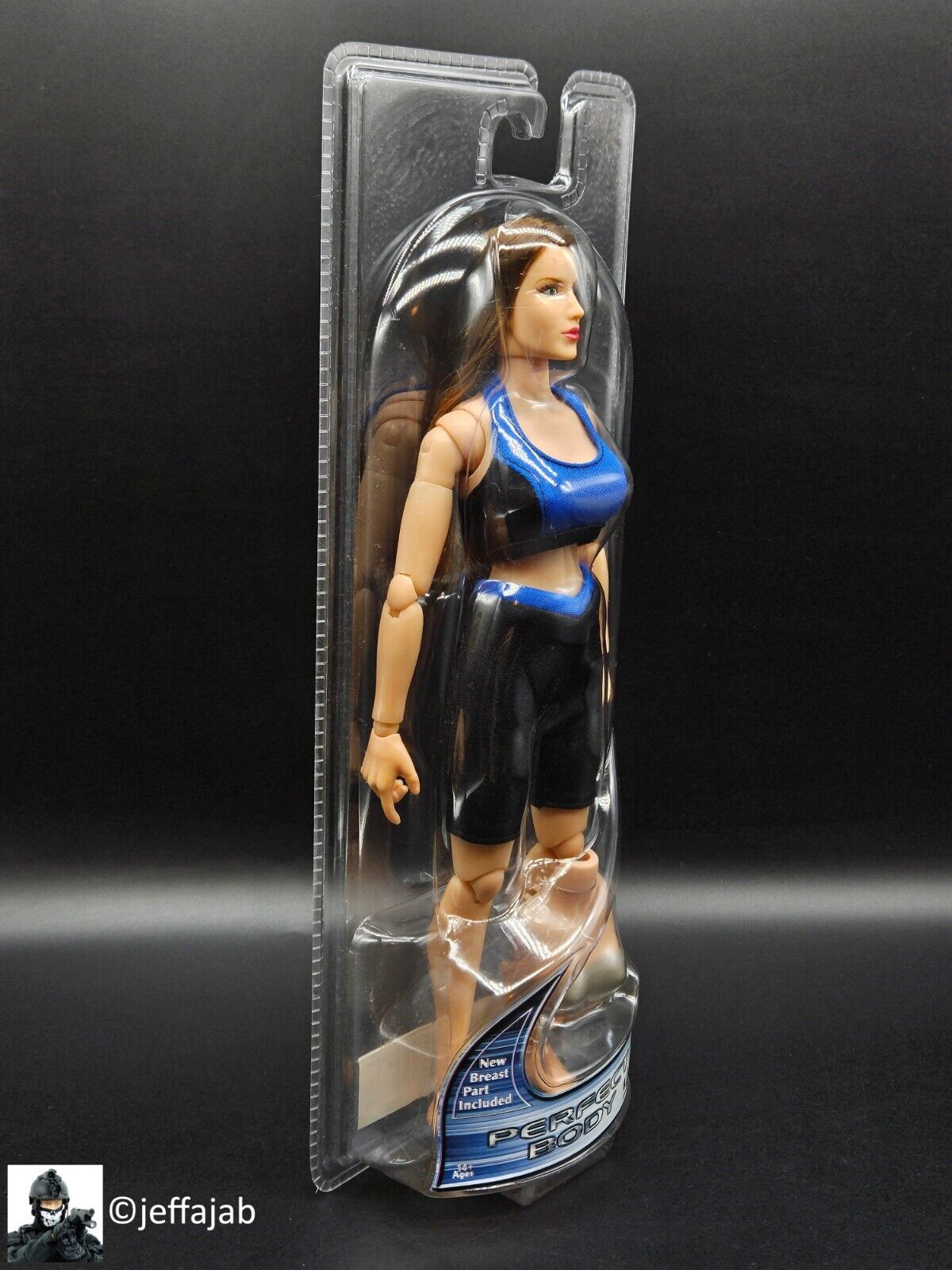 1:6 scale BBI Female Perfect Body w/ Caucasian Brunette Hair 12" Action Figure