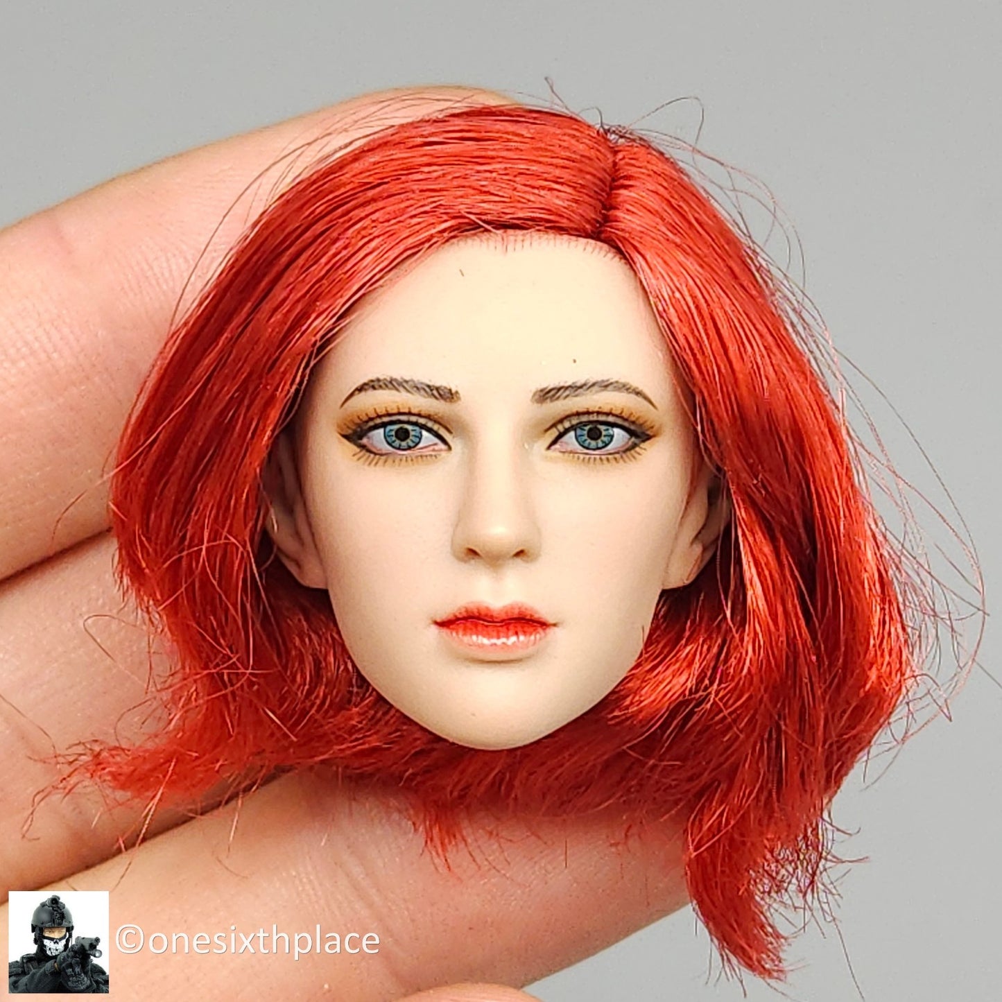 1:6 TBLeague PL2022-202A Hell’s Messenger Golden Female Red Hair Head 12" Figure