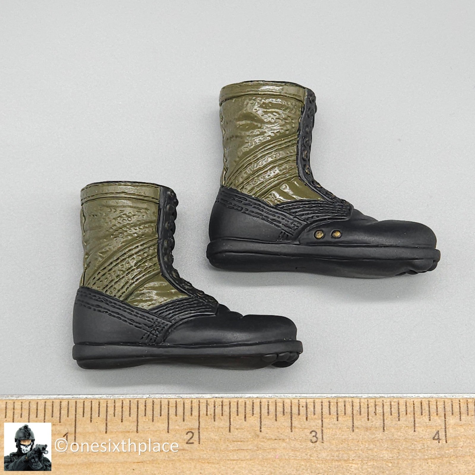 1:6 scale Ultimate Soldier Vietnam SEAL Footprint Jungle Boots for 12" Figures