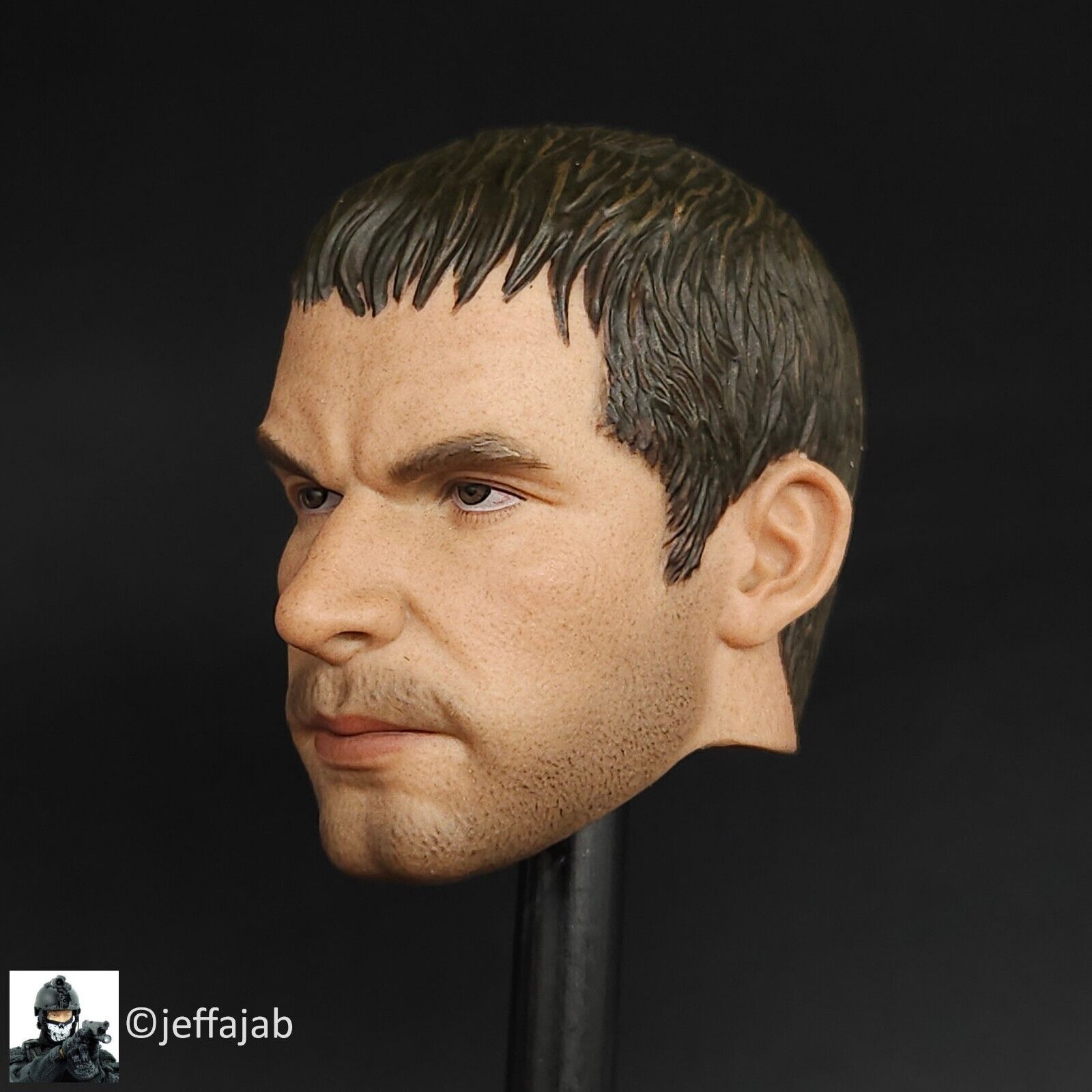 1:6 scale Easy & Simple Russian Special Operations Forces SSO Male Head Sculpt