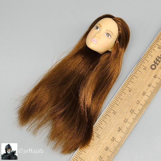 1:6 Triad Toys Otaku 1.0 Female Anime Red Hair Head Sculpt for 12" Figures