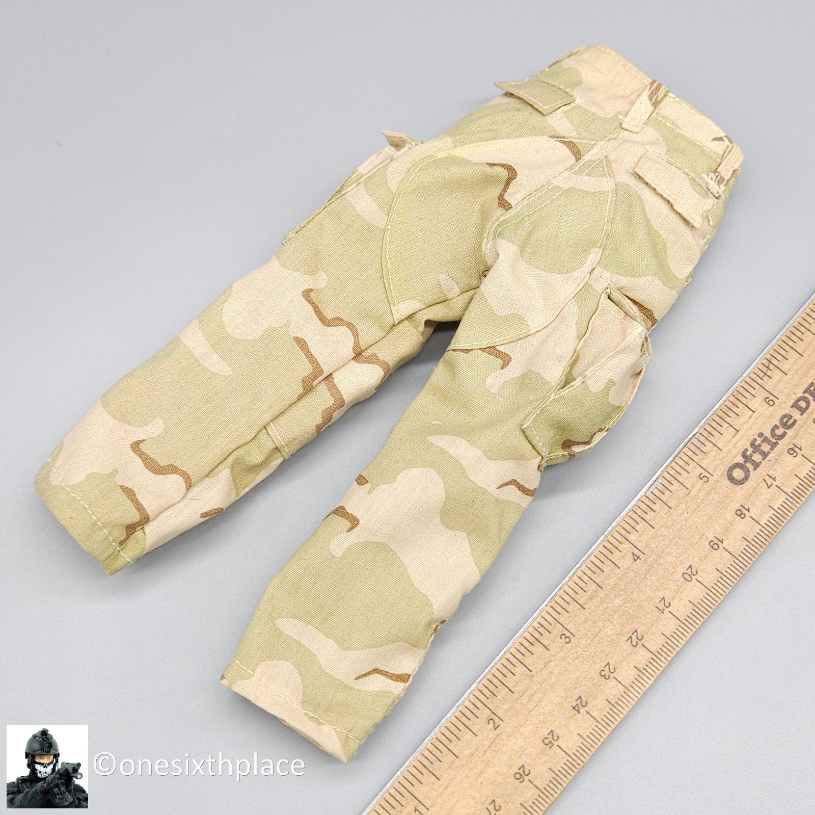1:6 scale Dragon CIA Agent Jones Mens 3-Color Desert Camo Pants for 12" Figures