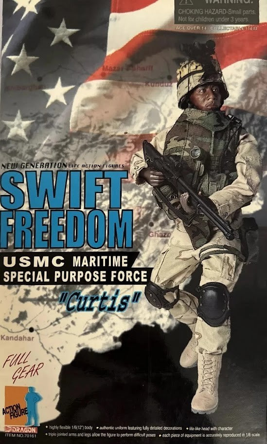 1:6 scale Dragon USMC Curtis Woodland Camo Interceptor Body Armor for 12" Figure