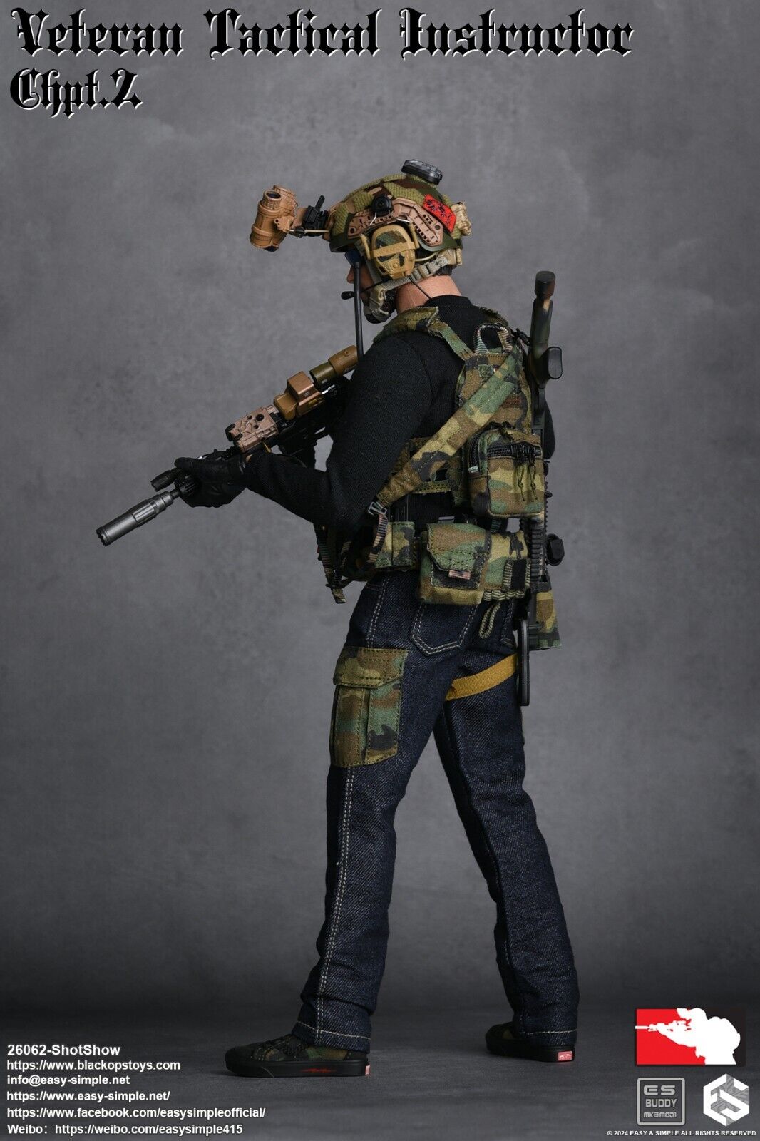 1:6 Easy 7Simple Veteran Tactical Instructor Ch II SHOT Show JSTA Pouch