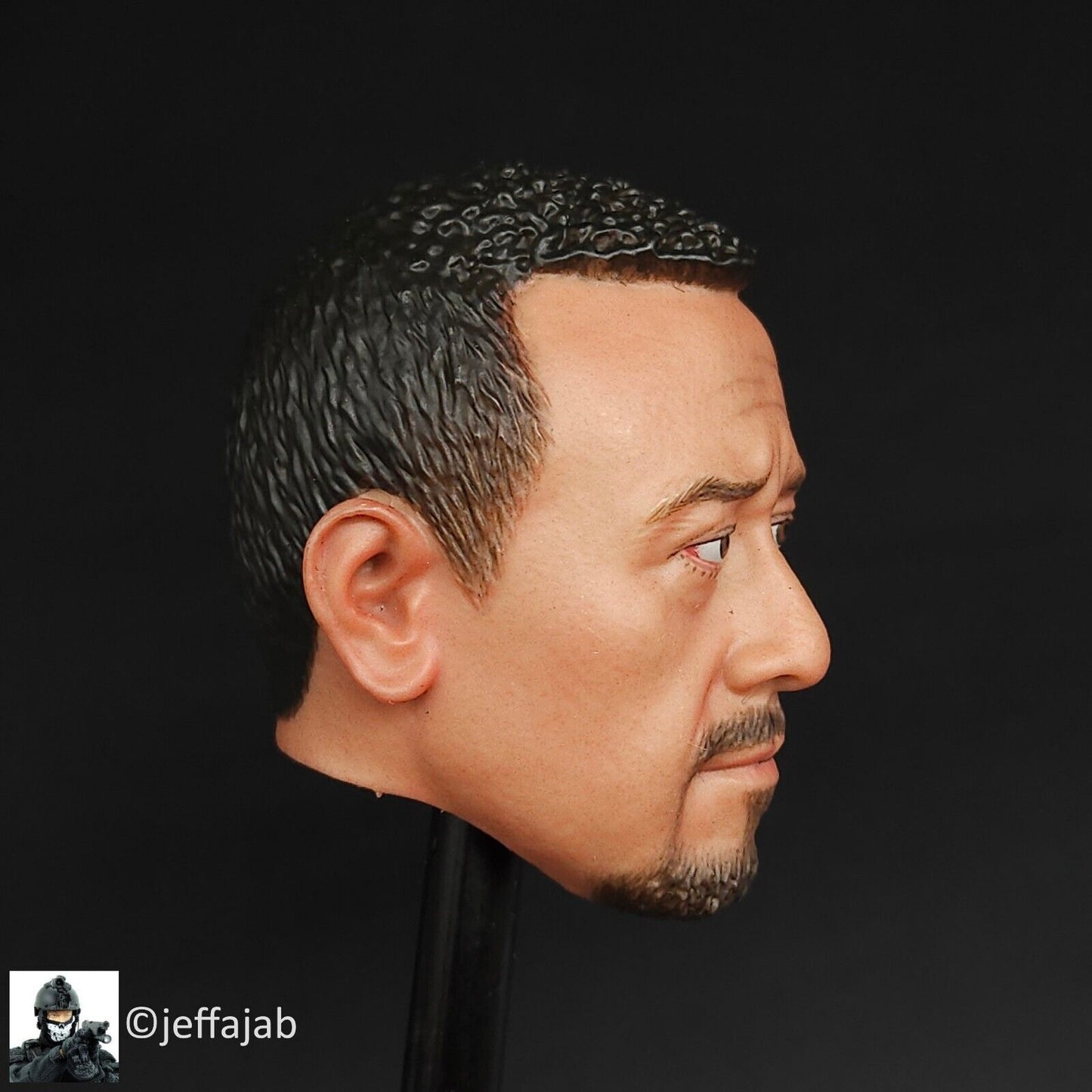 1:6 Soldier Story Battle of Triangle Hill Asian Male Head Sculpt for 12" Figures