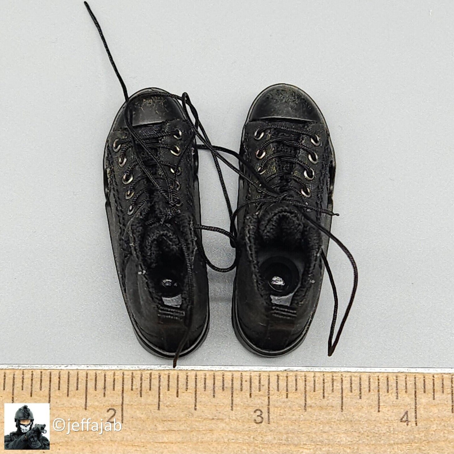 1:6 scale Easy & Simple ZERT Deathridge Remastered Black Urban Boots 12" Figures