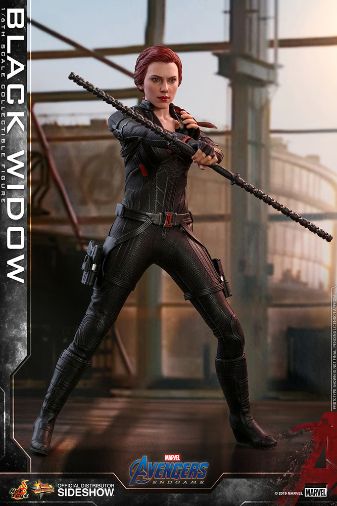1:6 scale Hot Toys Avengers Endgame Black Widow Batons Set for 12" Figures