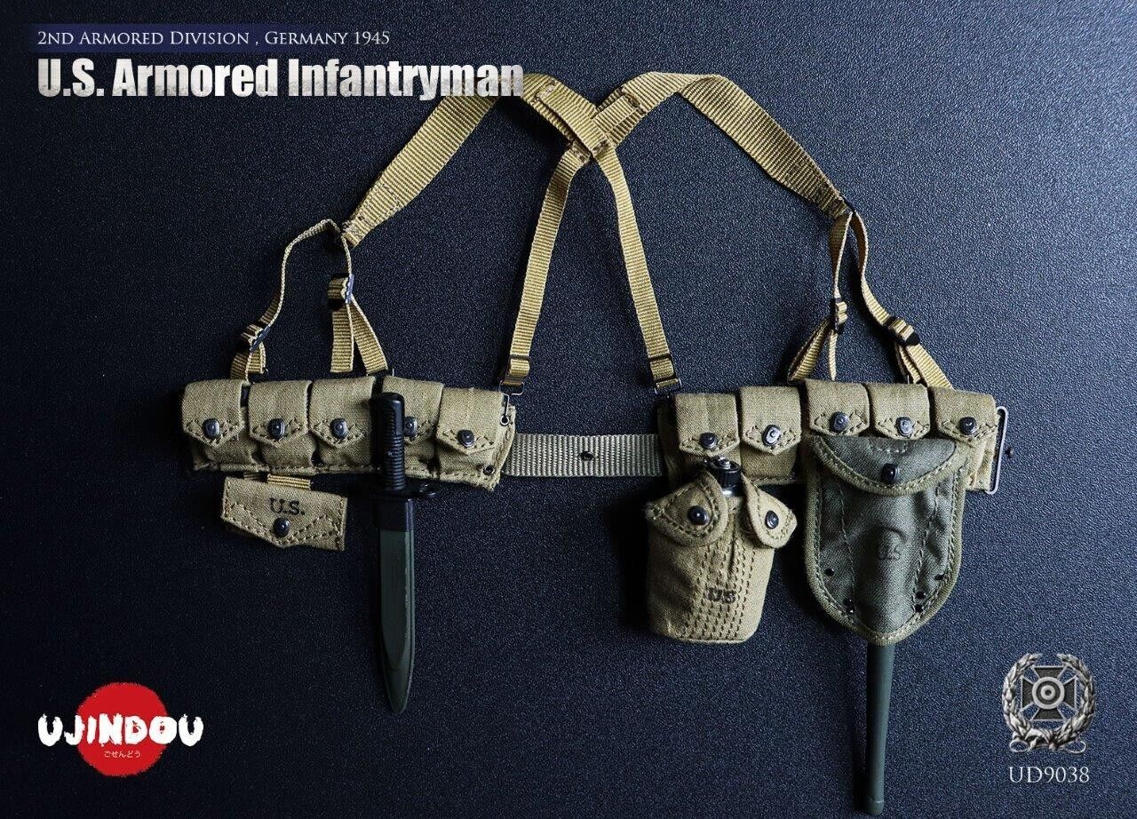 1:6 scale Ujindou WWII US Armored Infantryman Germany 1945 12" Figure UD9038