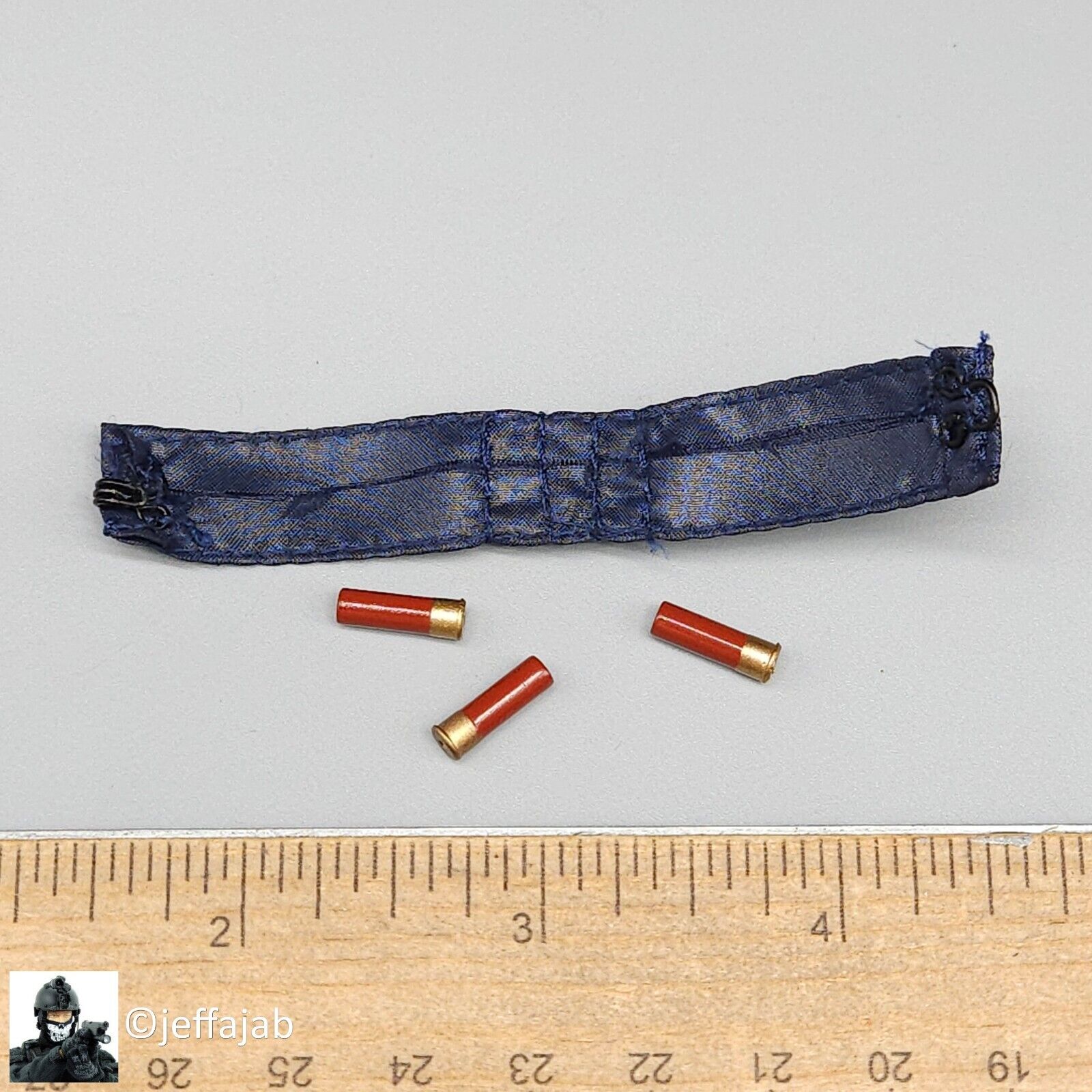 1:6 scale Female Cy Girl Blaze Shotgun Shell Thigh Band / Ammo Pouch 12" Figures