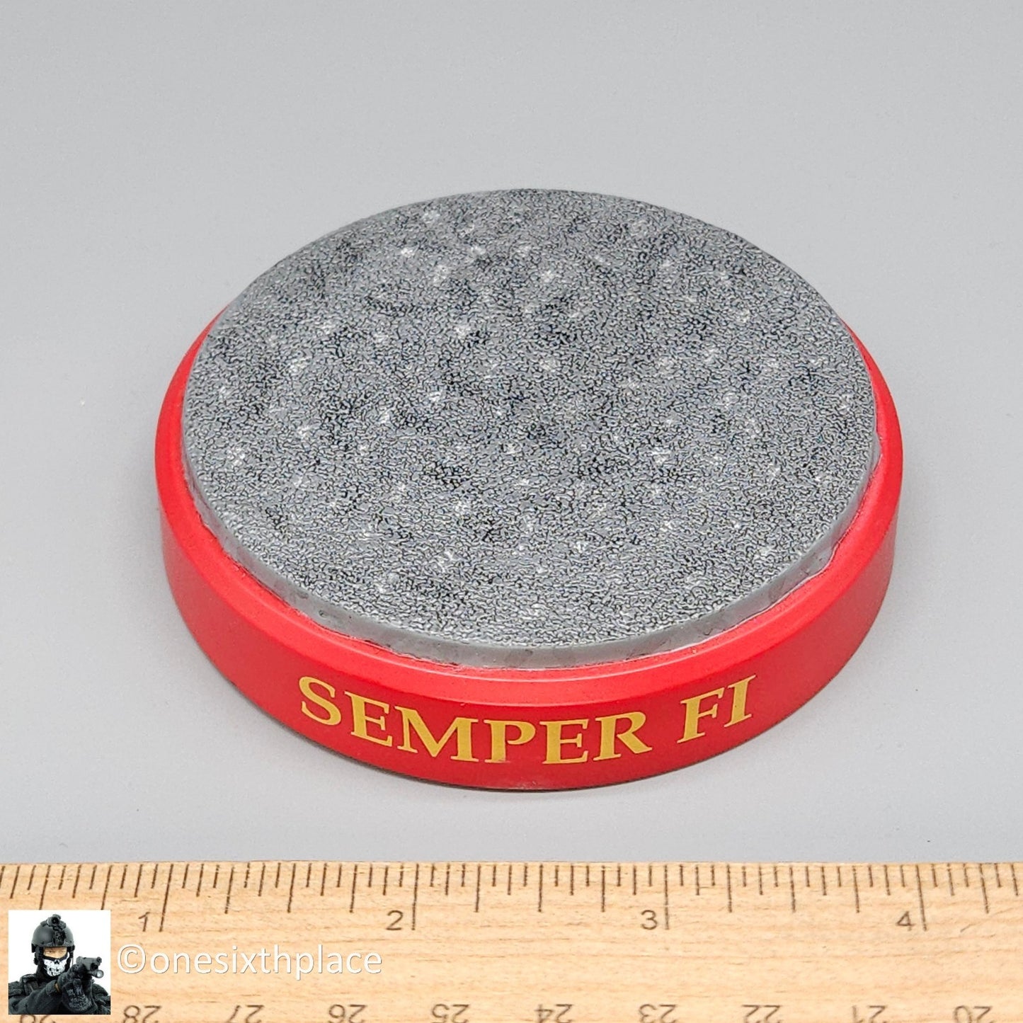 1:6 scale Sideshow USMC Gunnery Sgt. R Lee Ermey Display Base Stand 12" Figures