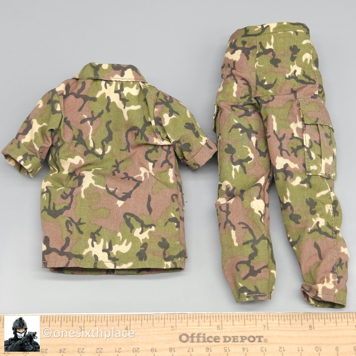 1:6 scale Hasbro GI Joe US Marines Camo Uniform for 12" Figures USMC