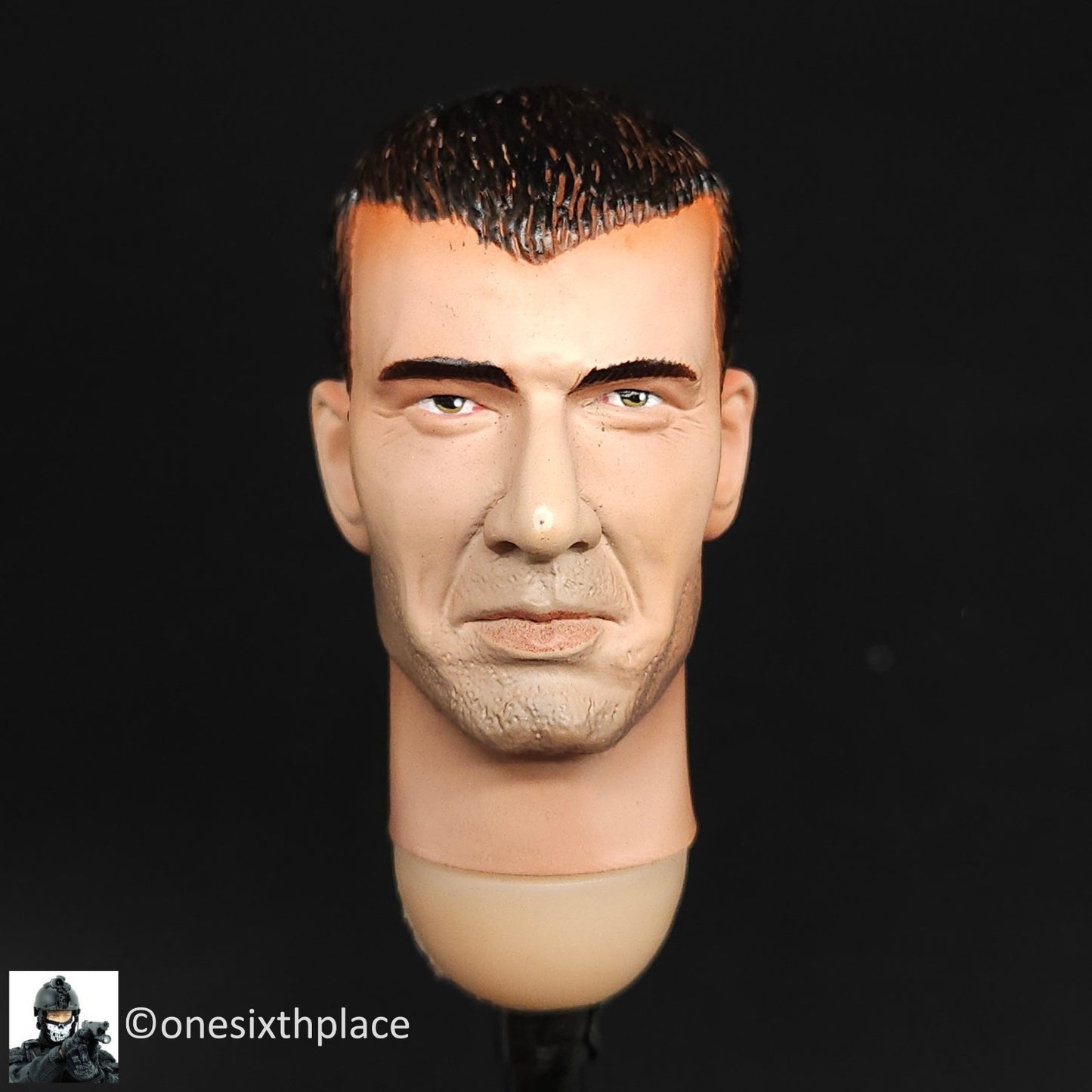 1:6 Playhouse Saturday Toys USMC Male Head Sculpt USED READ for 12" Figures