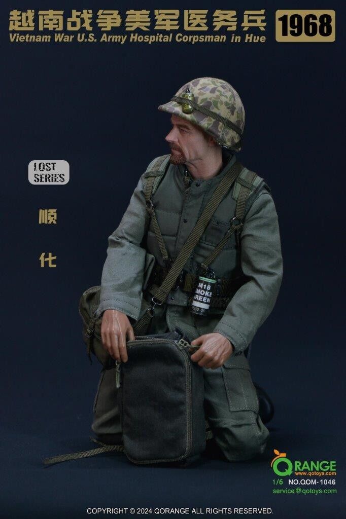 1:6 QO Toys Vietnam US Army Corpsman Surgical Instrument Kit for 12" Figures