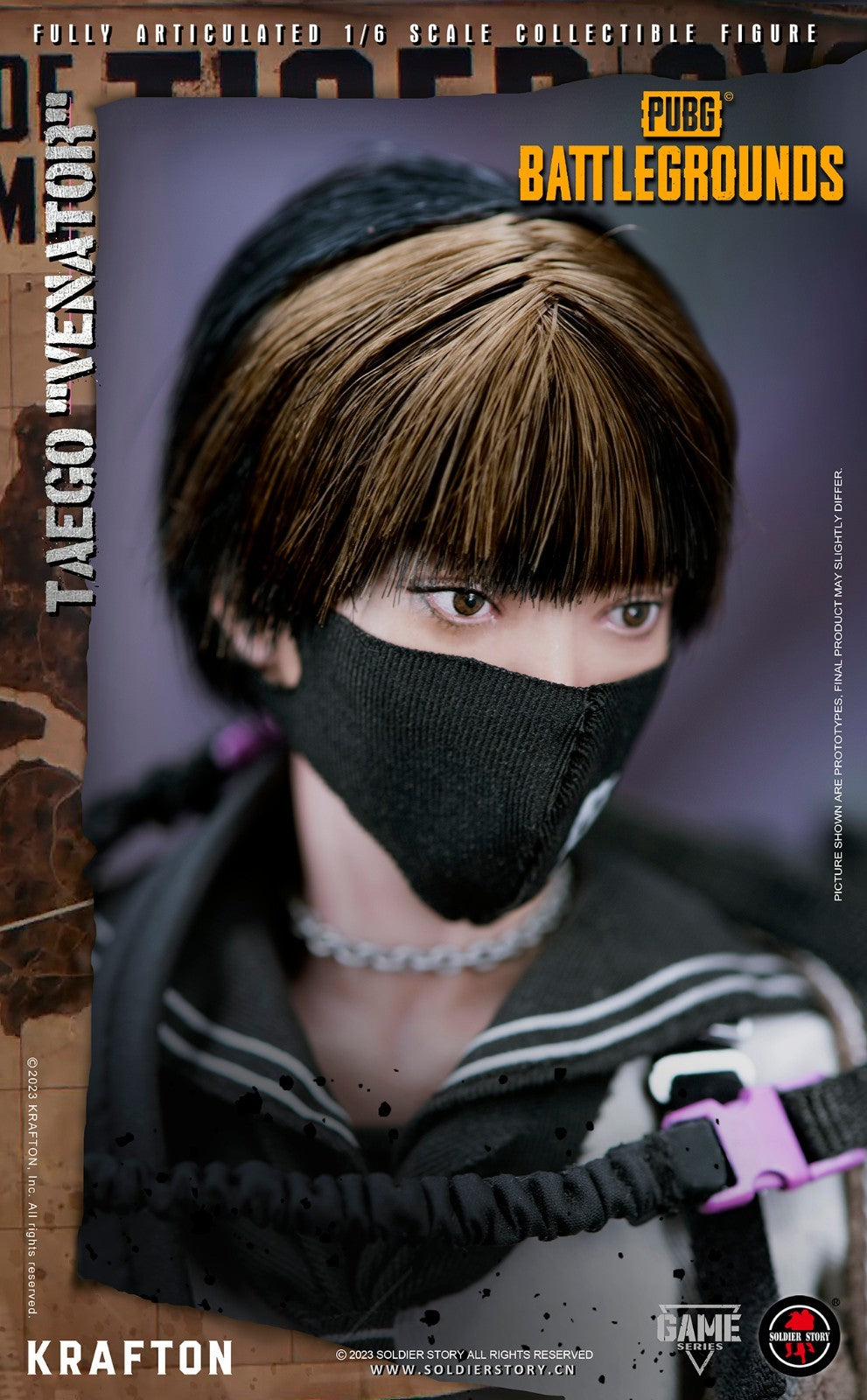 1:6 Soldier Story PUBG Battlegrounds Taego Female Head Sculpt
