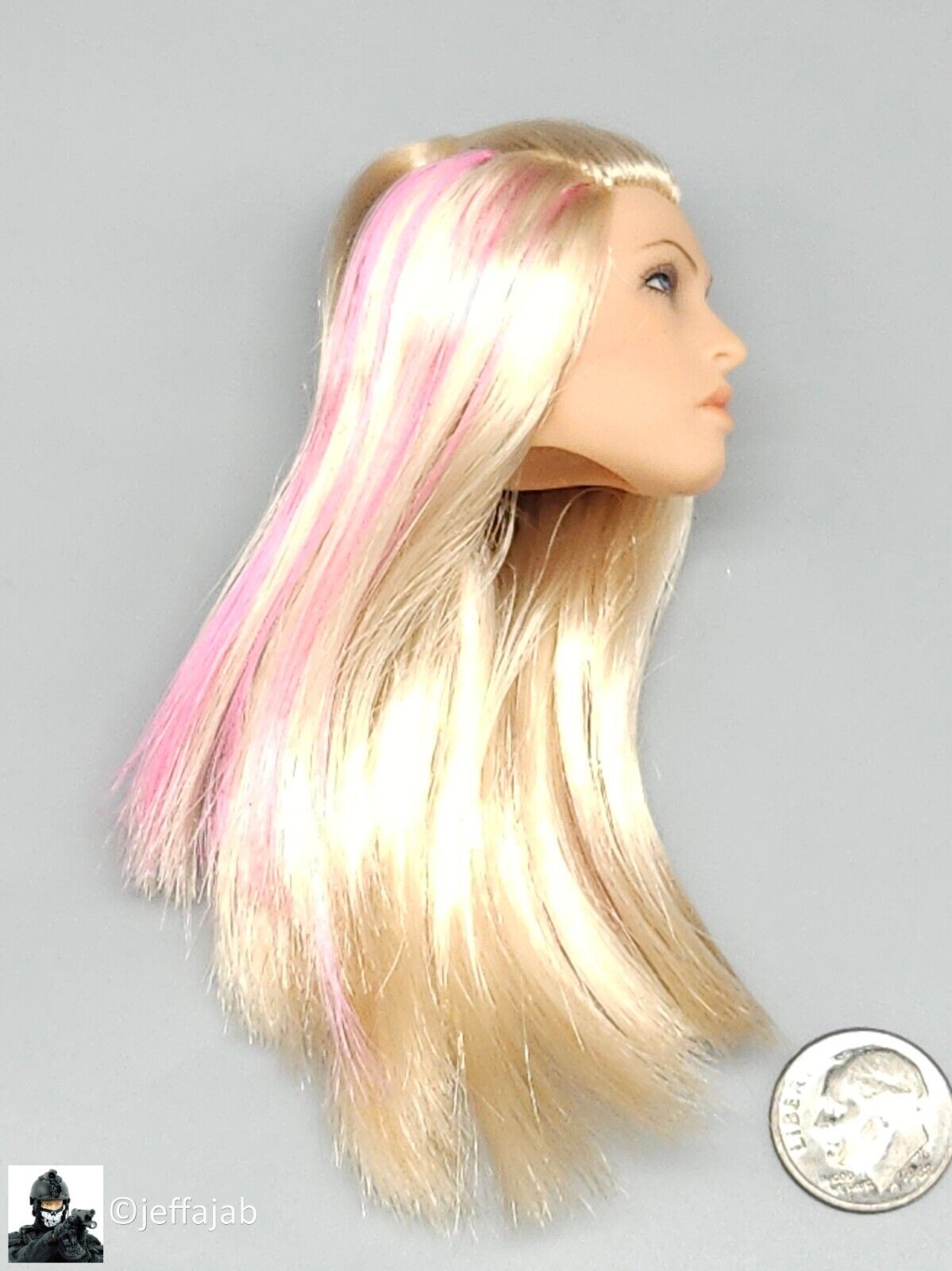1:6 Triad Toys Dead Cell Iris Branham Female Blond Head Sculpt for 12" Figures