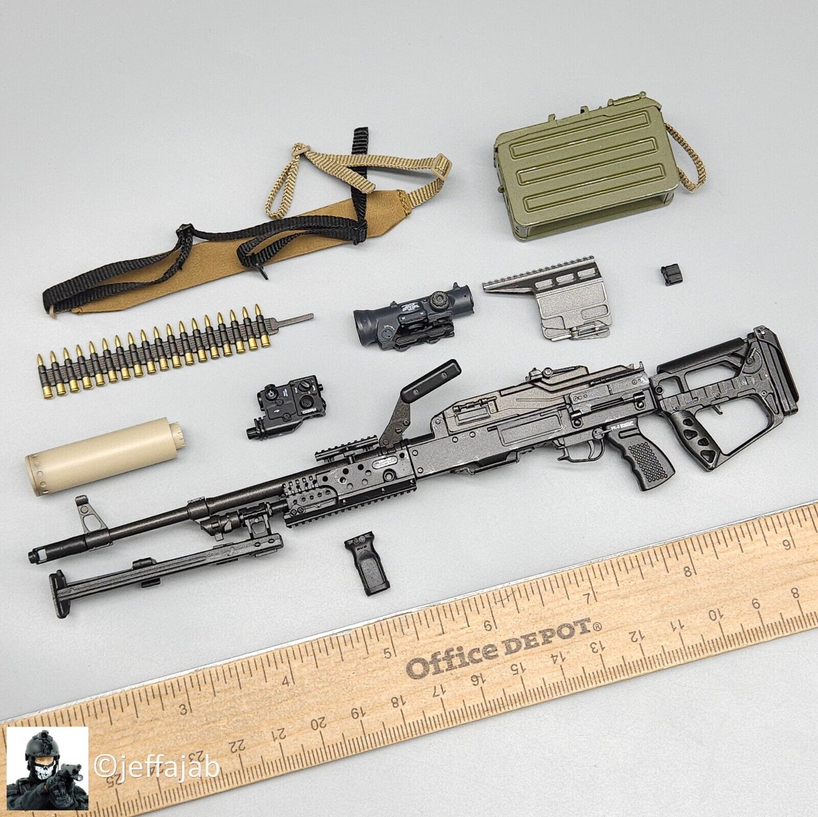 1:6 Easy & Simple Russian Special Operations Forces SSO PKM Light Machine Gun