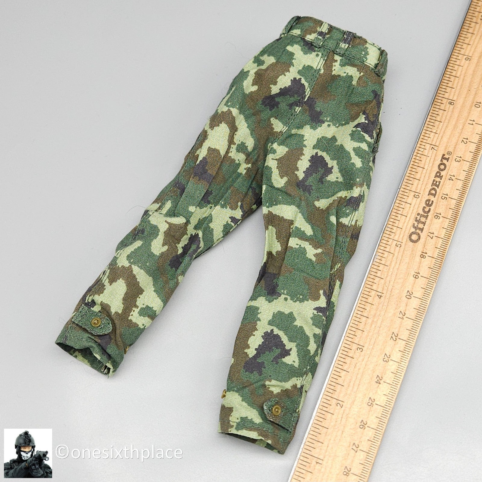 1:6 scale DiD Chinese PAP Rescue Team Digital Camo Pants for 12" Figures