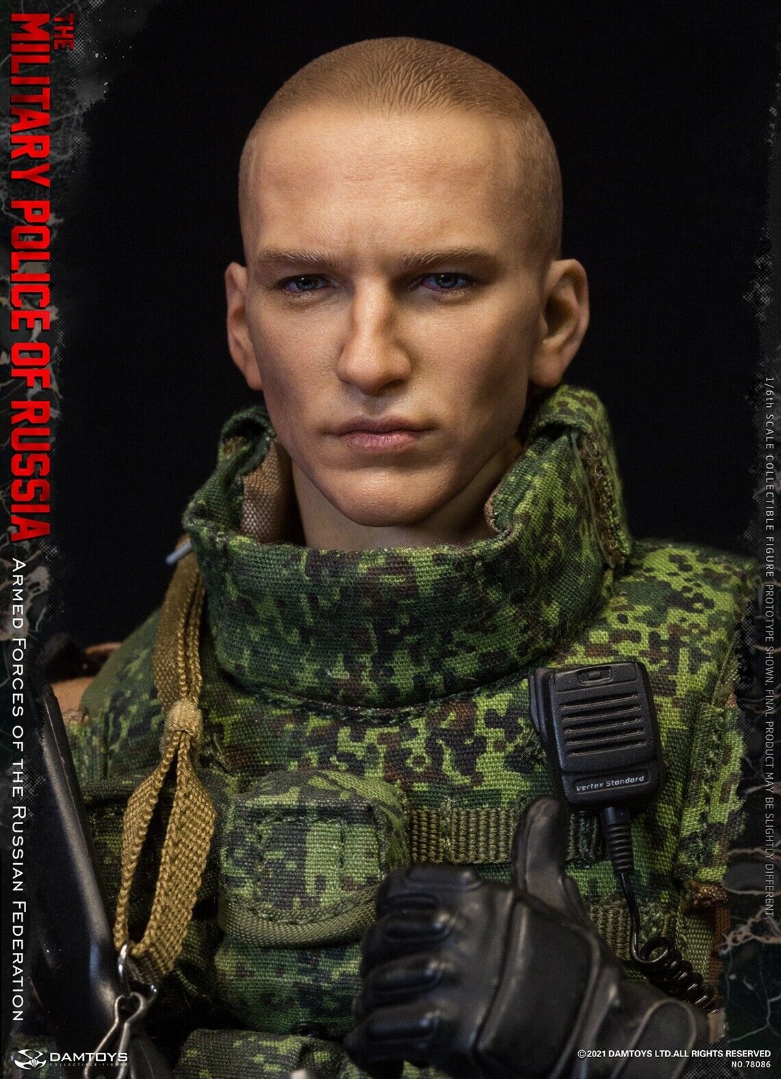 1:6 scale DamToys Russian Military Police VKBO Camo Leg Pouch for 12" Figures