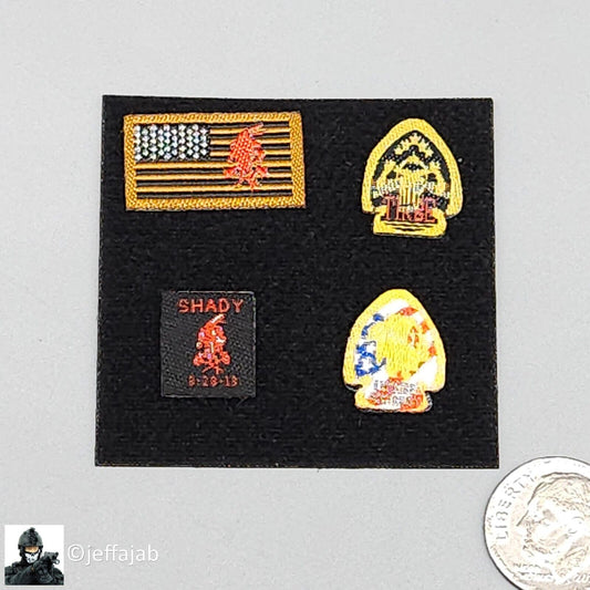 1:6 Easy & Simple Recce Element Navy SEAL Patches for 12" Figures
