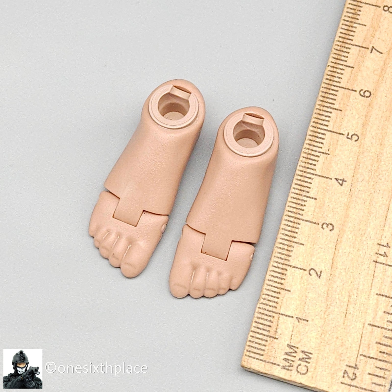 1:6 scale Soldier Story 6.0 Body Male Nude Feet for 12" Figures