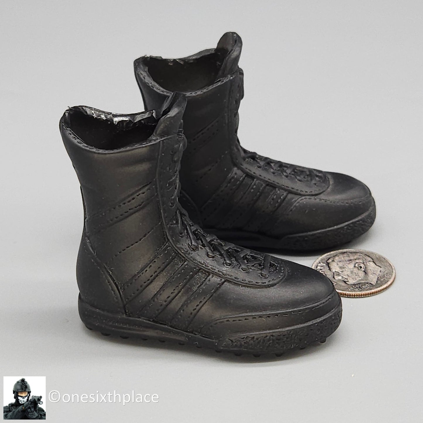 1:6 scale BBI SWAT Team Barret Adidas Tactical Boots for 12" Figures