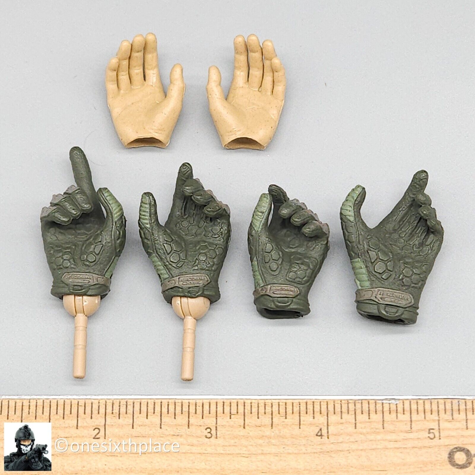 1:6 Easy & Simple Russian 561st Emergency Rescue Syria 2018 Gloved Hands Set