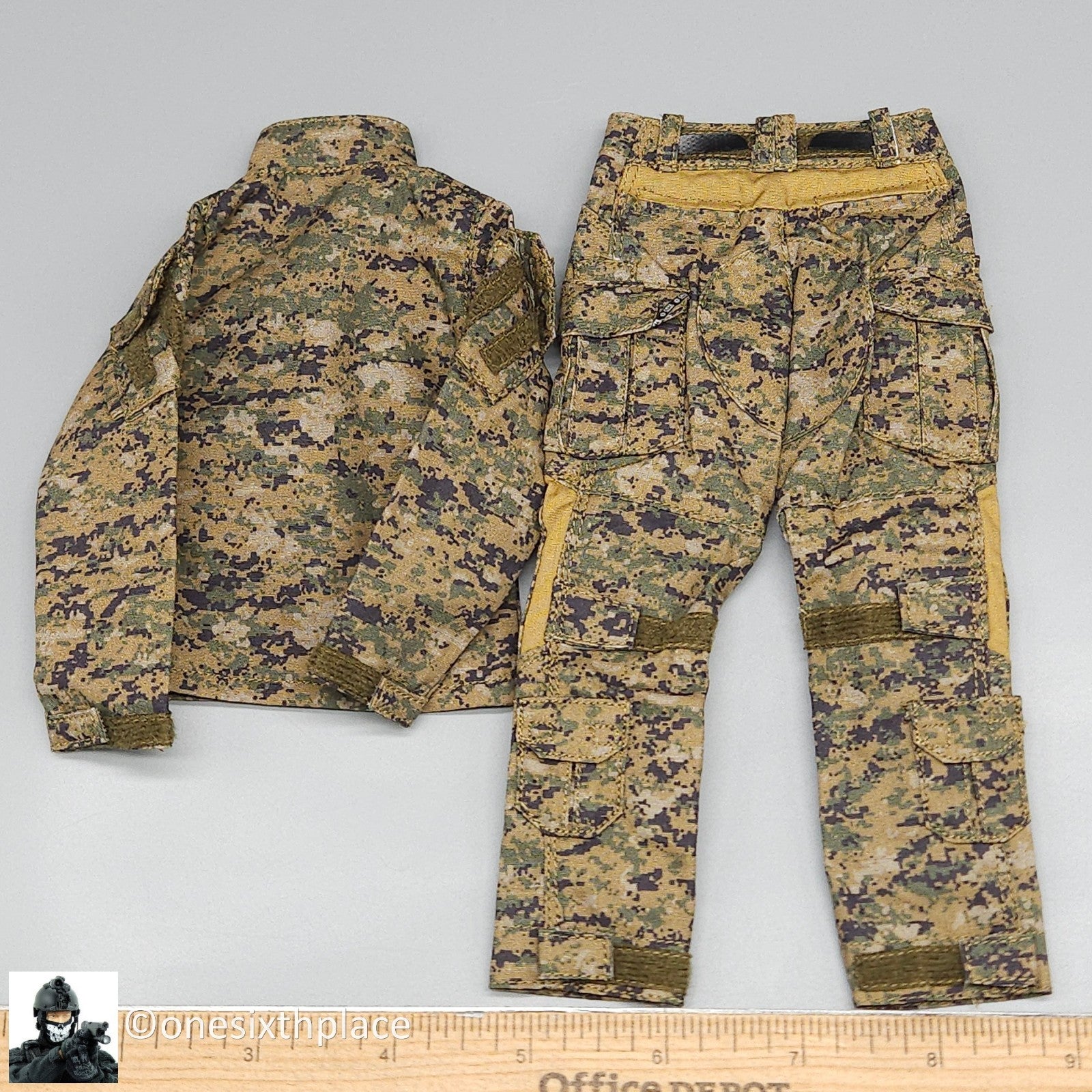 1:6 scale Easy & Simple Coalition Forces MARPAT Uniform for 12" Figure 26065RA