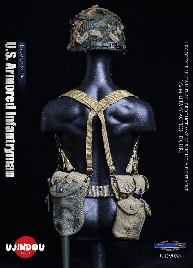 1:6 scale Ujindou WWII US Armored Infantryman Normandy 1944 12" Figure UD9035