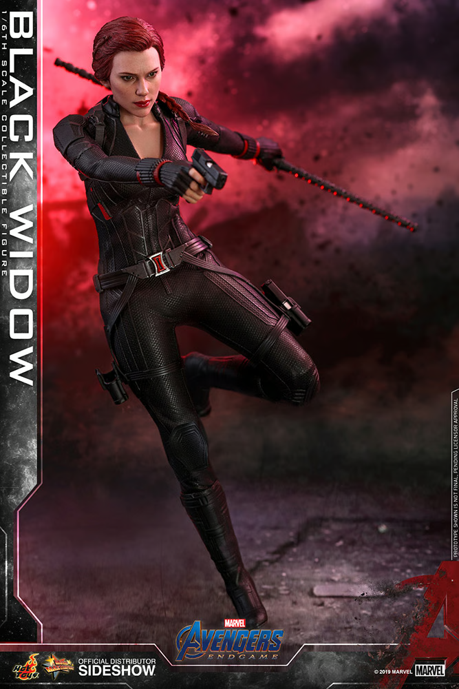 1:6 scale Hot Toys Avengers Endgame Black Widow Batons Set for 12" Figures