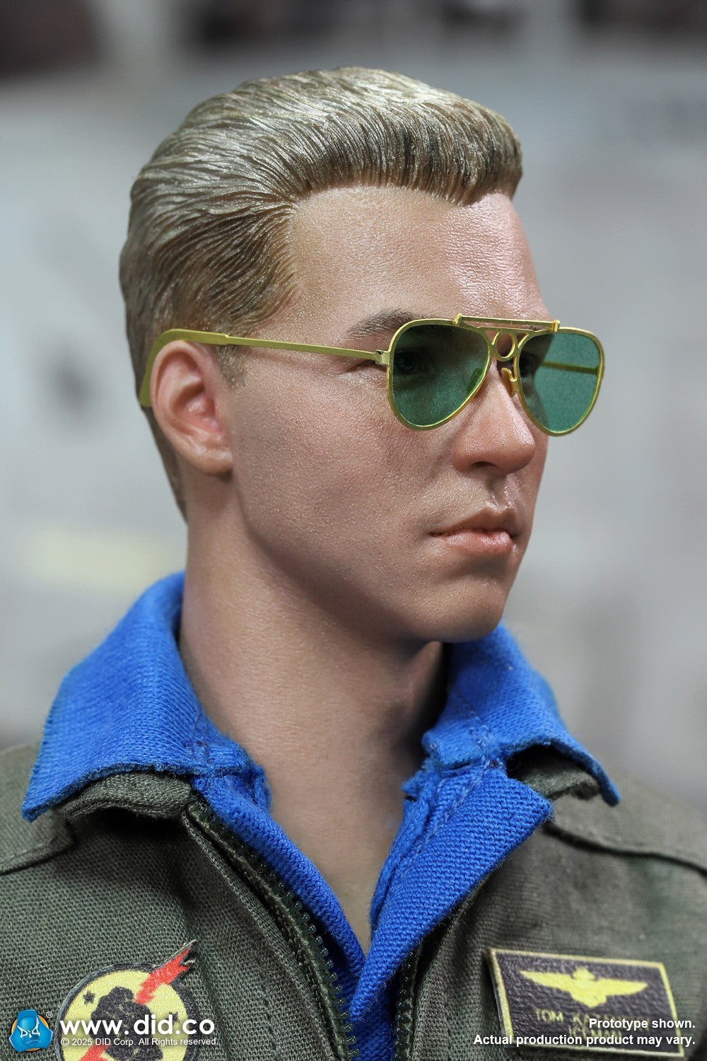 1:6 DID US Navy F-14 Pilot Tom & Nick "Iceman" Head Sculpt for 12" Figures