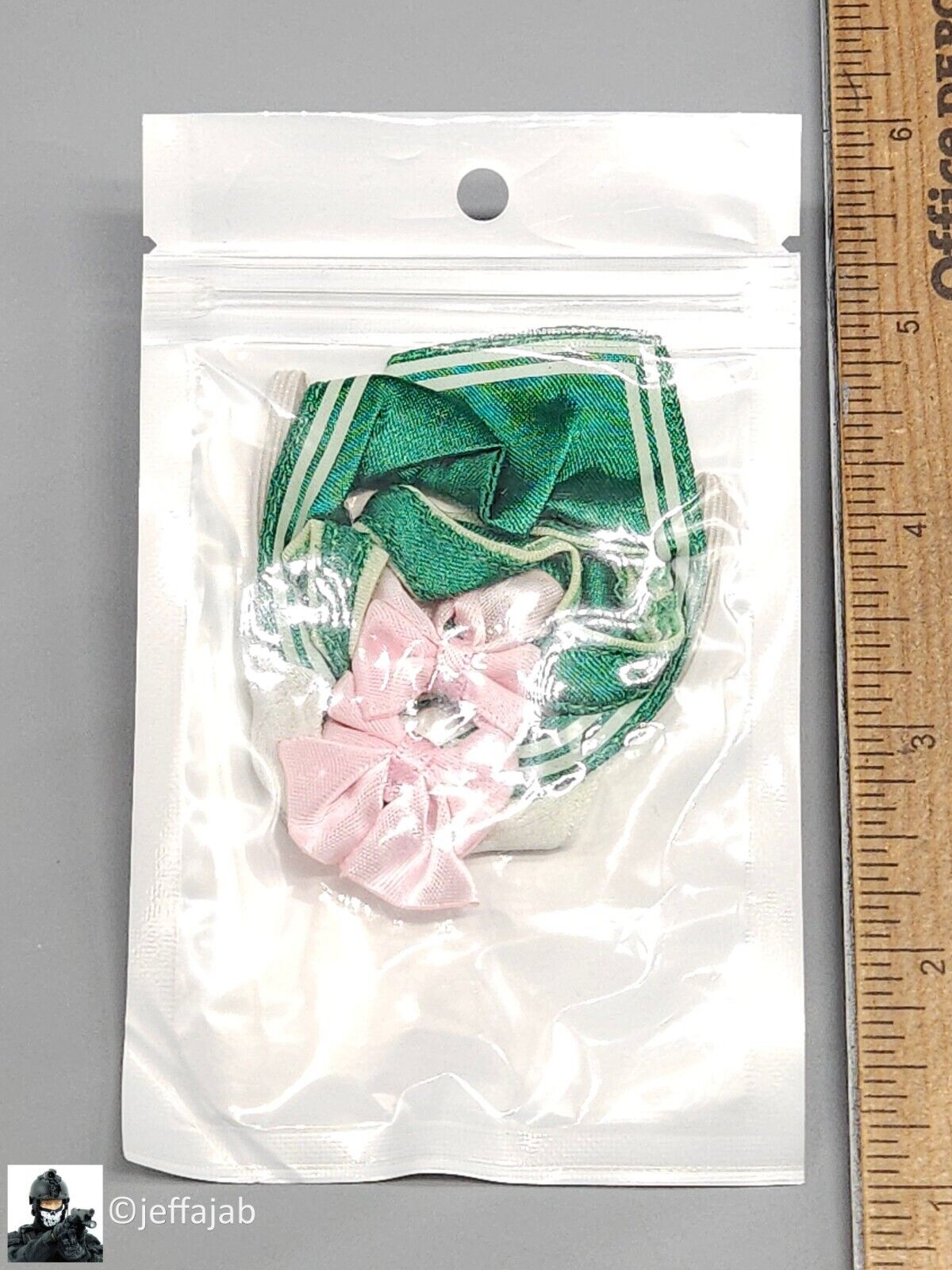 1:6 Flirty Girl New Moon Green Female Lingerie Set for 12" Figures