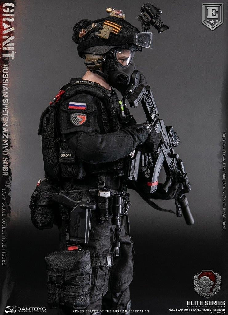 1:6 scale DamToys Russian Spetsnaz MVD SOBR GRANIT 12" Figure 78103