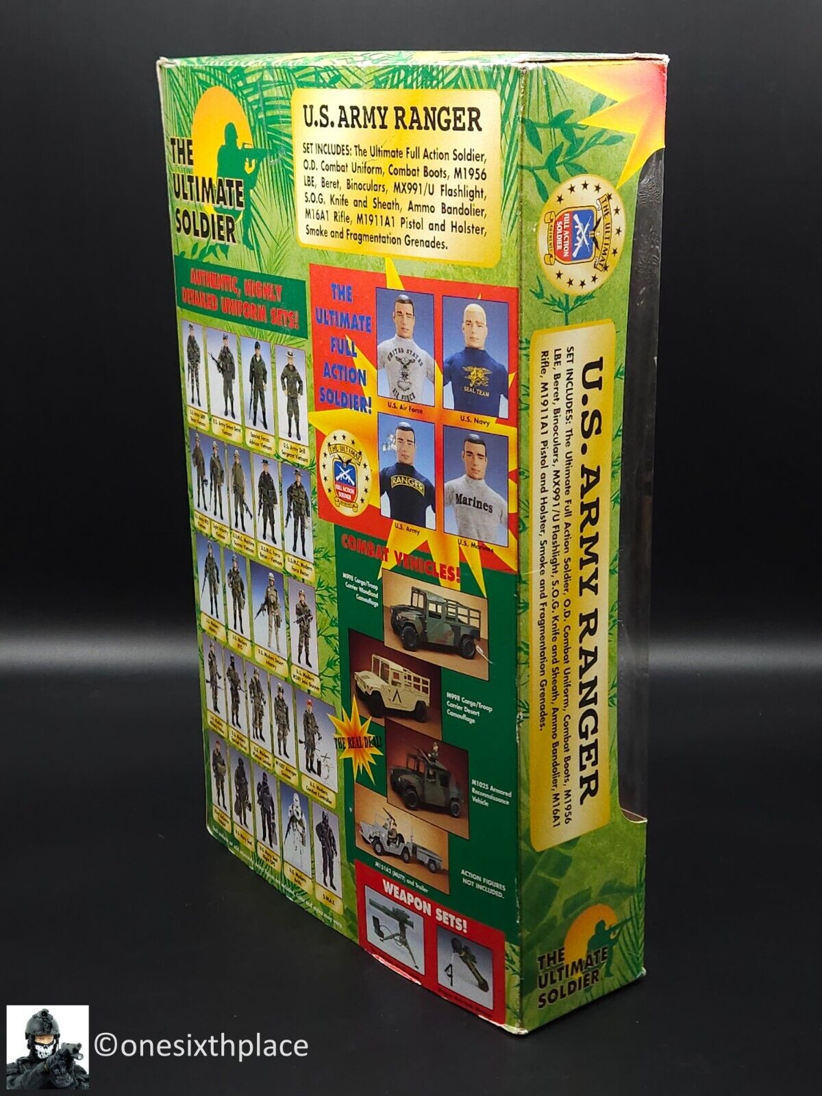 1:6 scale Ultimate Soldier US Army Ranger First Run 1998 KB Toys 12" Figure