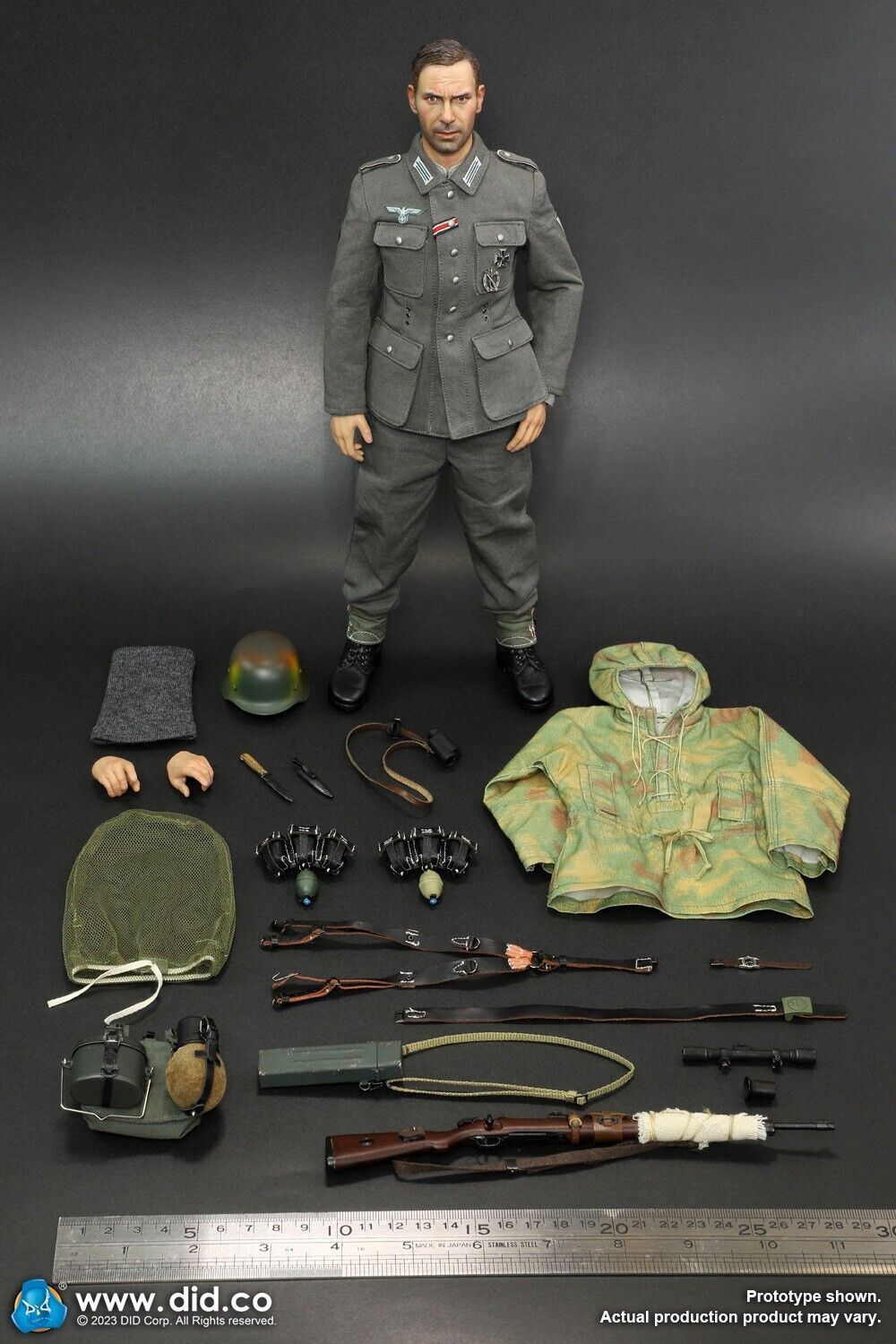 1:6 Scale DiD WWII German Wehrmacht Heer Sniper Wolfgang 12" Figure D80163