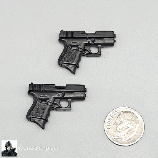1:6 scale Hot Toys Avengers Endgame Black Widow Pistols (x2) for 12" Figures
