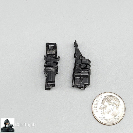 1:6 MC Toys Female Shooter Black Pistol Ammo Mag Speed Pouch (x2) for 12" Figure