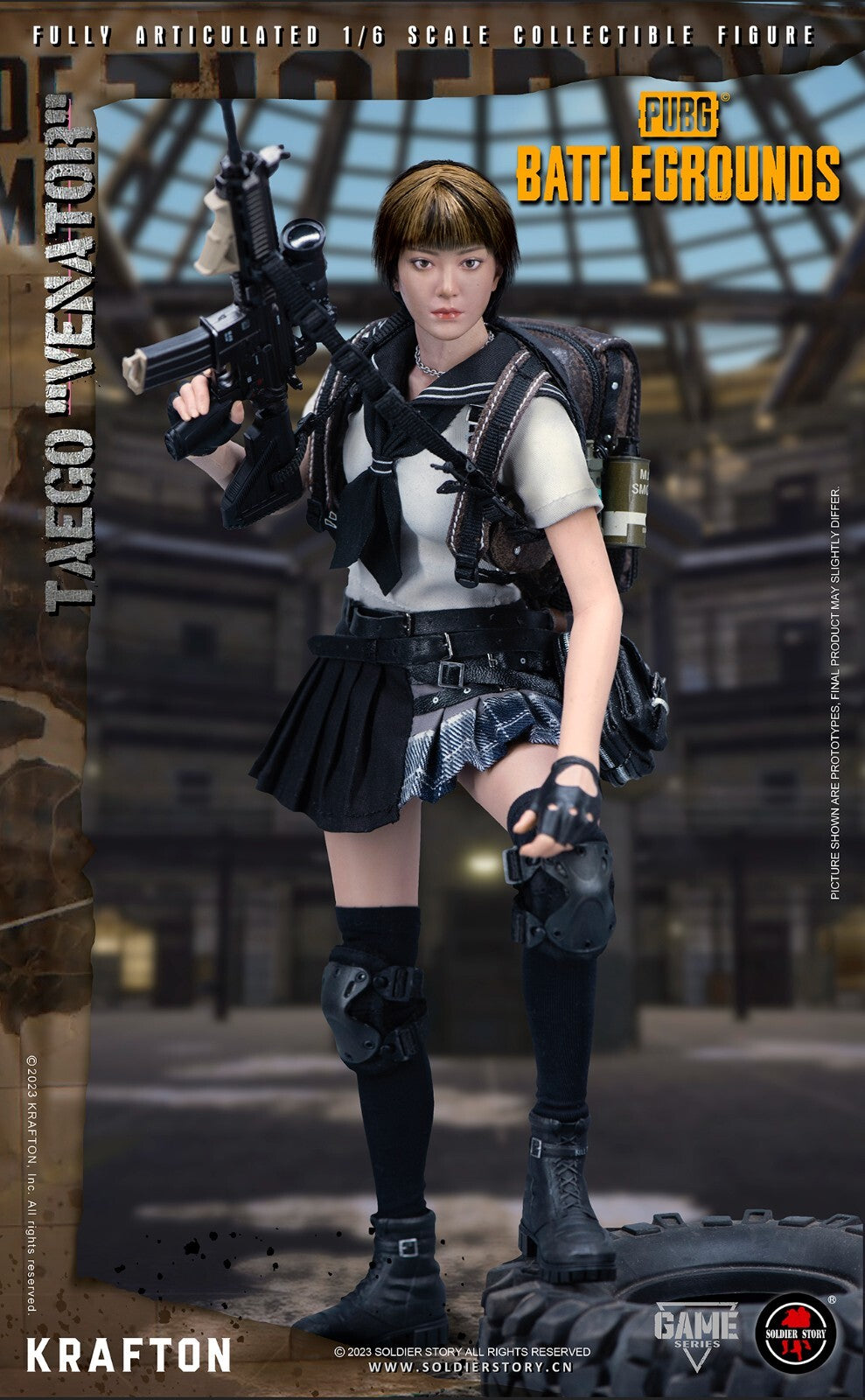 1:6 Soldier Story PUBG Battlegrounds Taego Female Head Sculpt