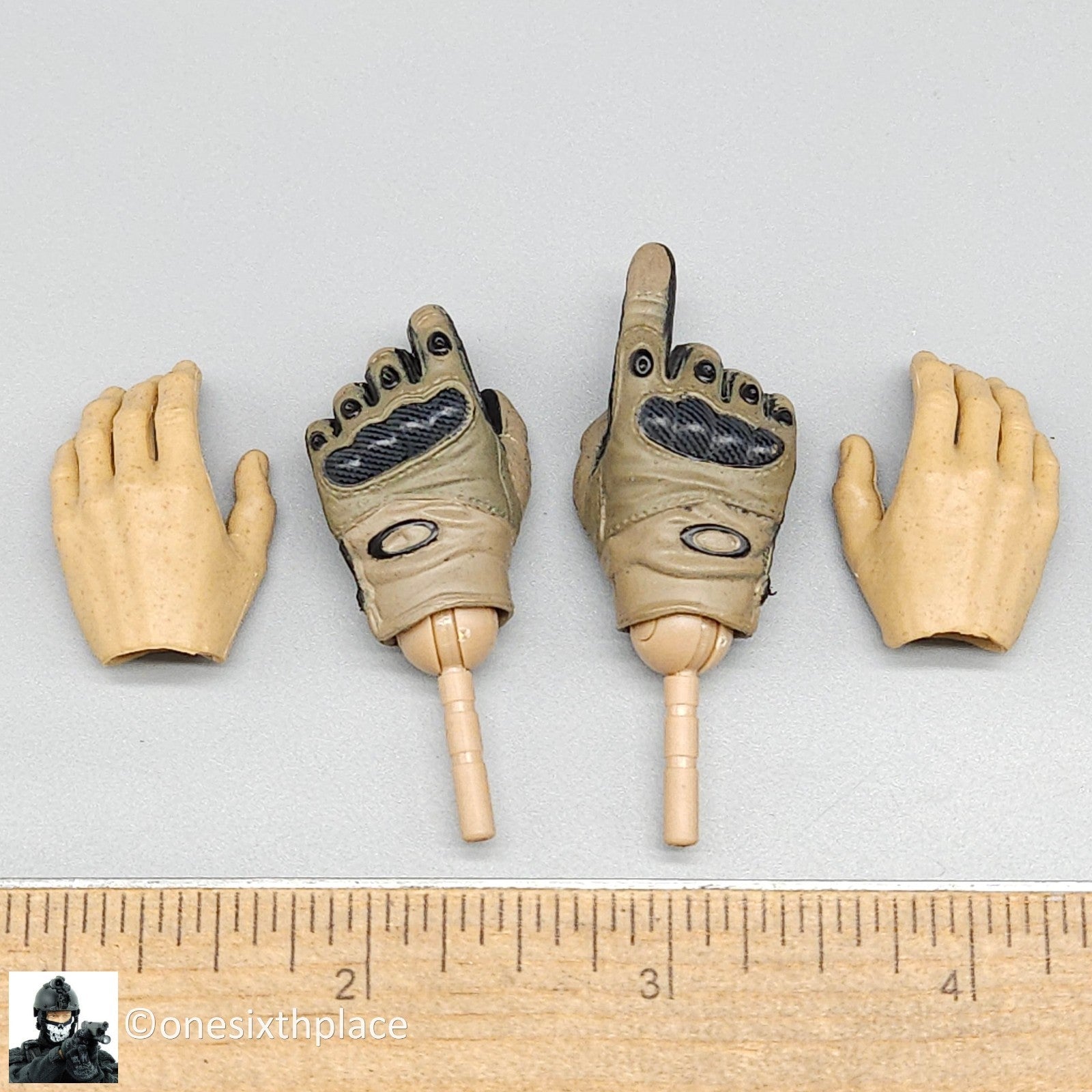 1:6 Easy & Simple Delta Force Chronology 2006 Gloved Hands for 12" Figures