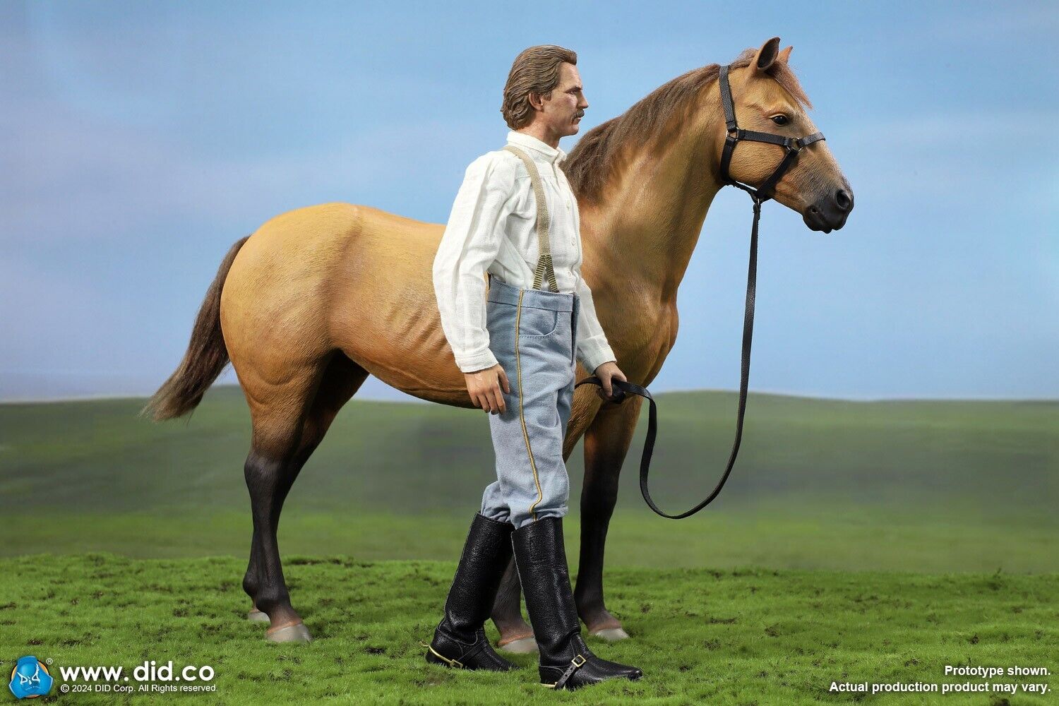 1:6 scale DiD US Civil War Brown War Horse (Standing) for 12" Figures E60076