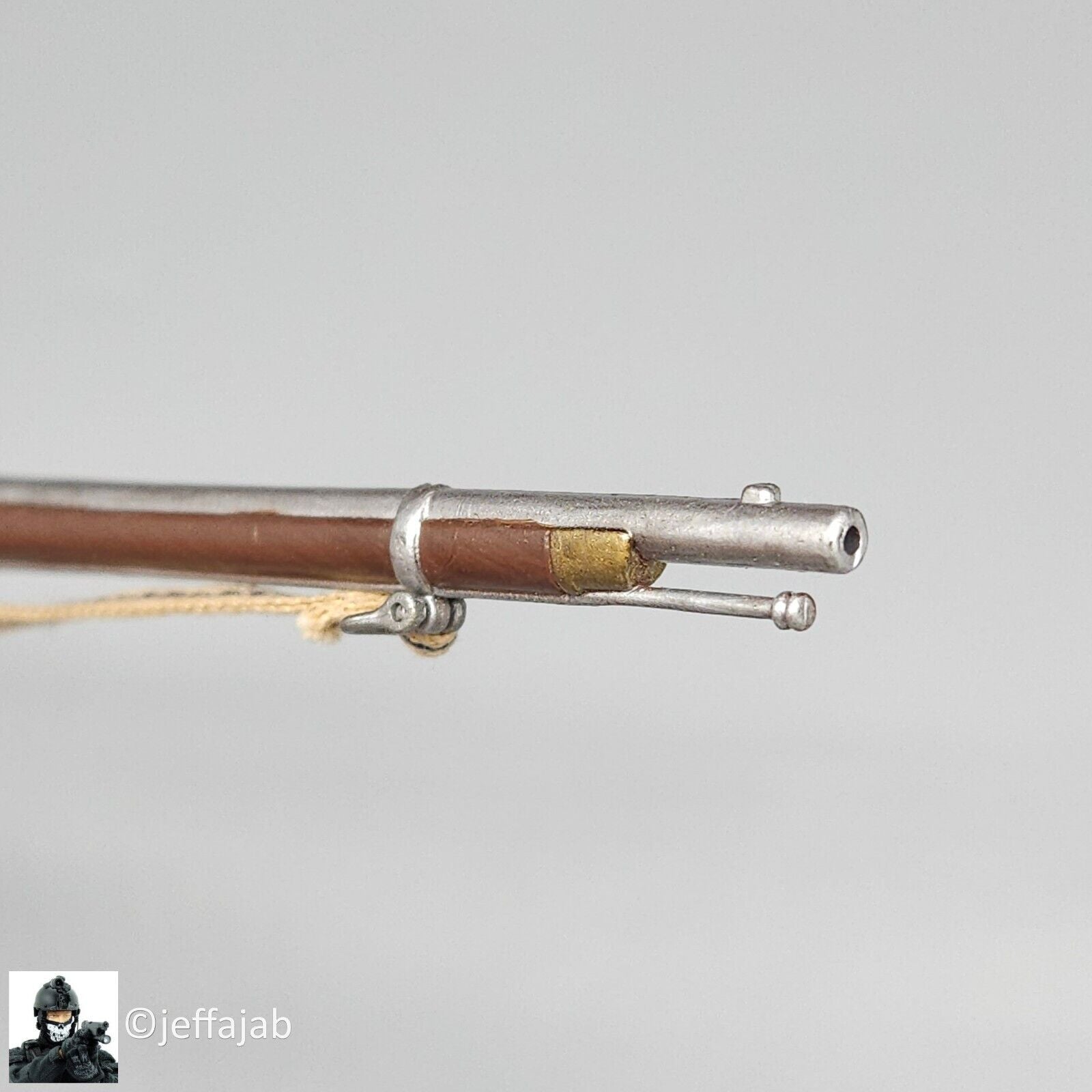 1:6 scale Sideshow Civil War Confederate Enfield Rifle w/ Bayonet for 12" Figure