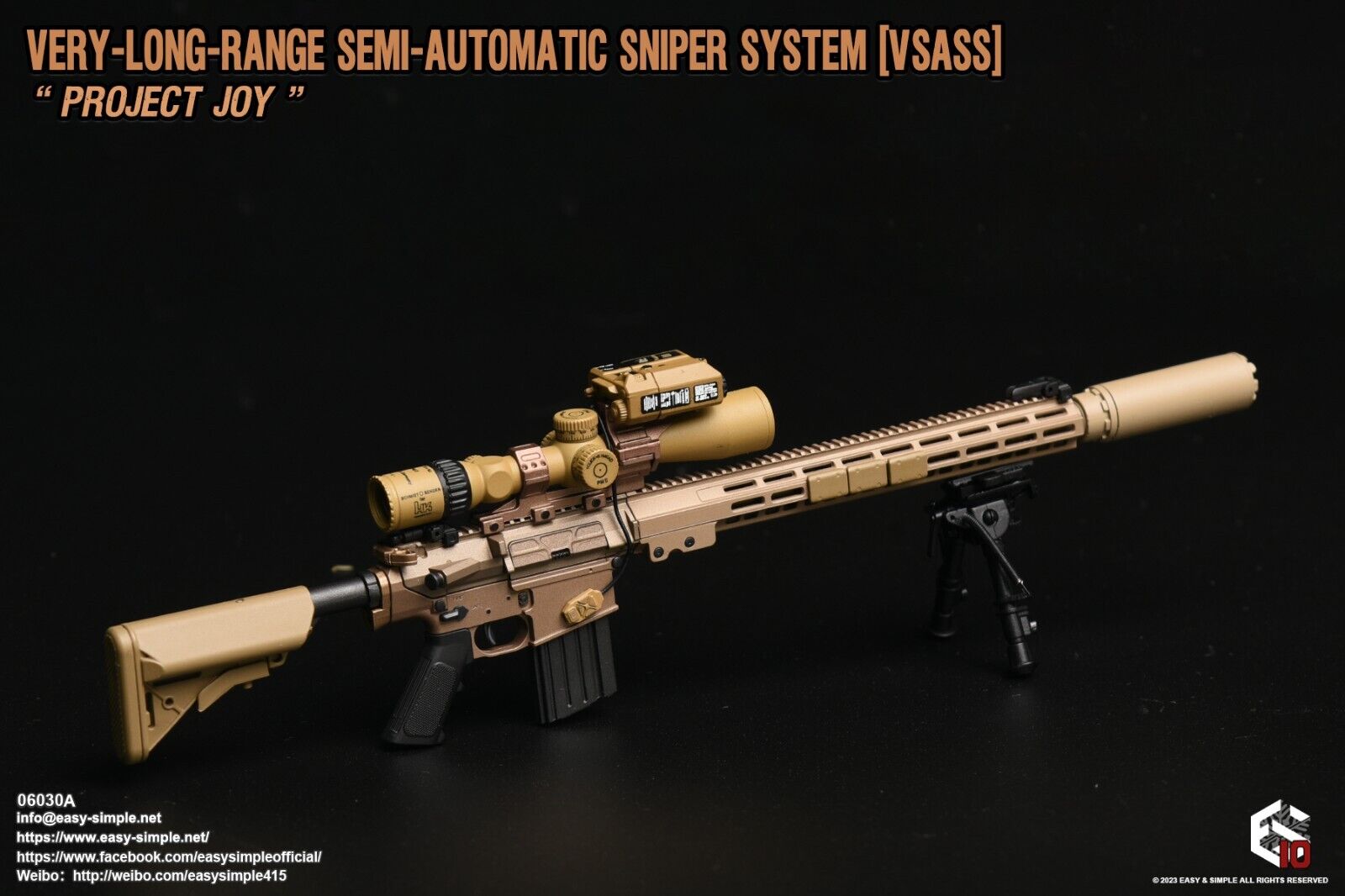 1:6 Easy & Simple Very Long Range Semi Automatic Sniper System VSASS FDE 06030A