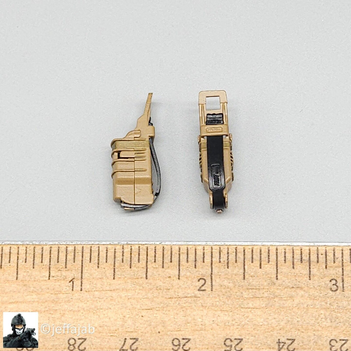 1:6 Easy & Simple Russian Special Operations Force SSO Tan Pistol Mag Pouch x2