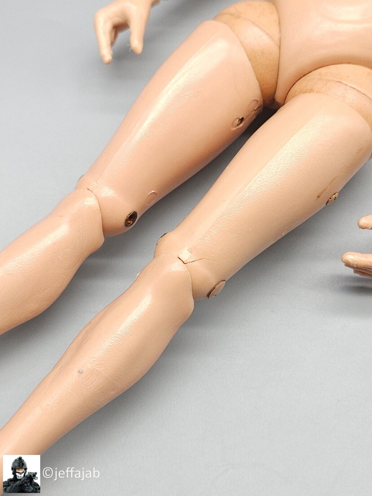 1:6 scale Vintage 1964 Hasbro GI Joe Brown Hair C7 12" Figure